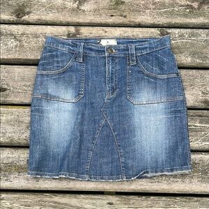 Rare Y2K Disney Store Pirates of the Caribbean Denim Jean Skirt Size 10
